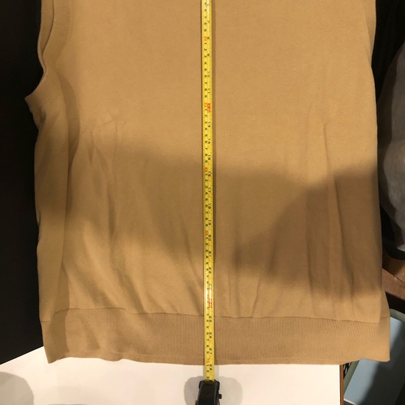 Men’s Tan Sweater Vest - Picture 7 of 7
